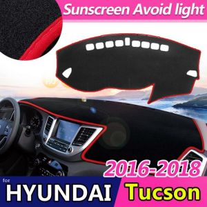SMR SHOPS מוצרים חמים Für Hyundai Tucson 2016 2017 2018 TL Anti Slip Matte Dashboard Abdeckung Pad Sonnenschirm Dashmat Teppich Anti Uv Auto Zubehör t